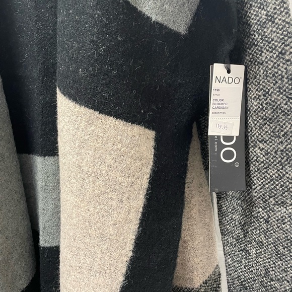 NADO Blocked Cardigan style 1196 - Picture 3 of 4